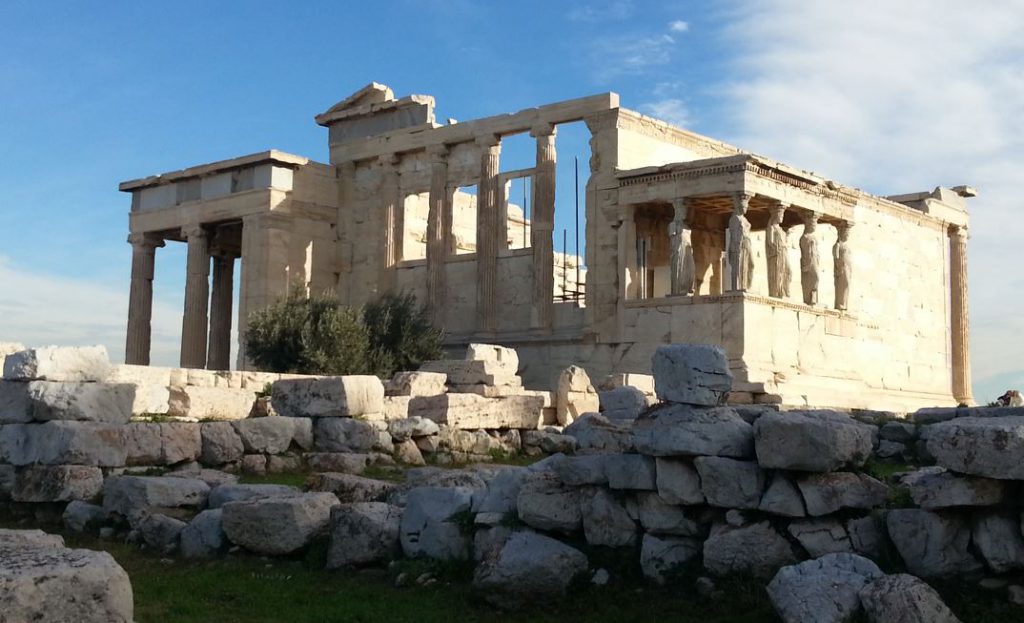 Colunas Jônicas do Templo Erectheion