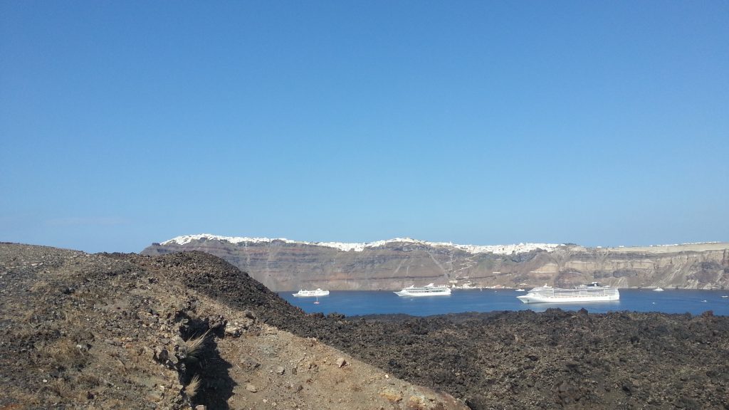 Vulcão de Santorini 